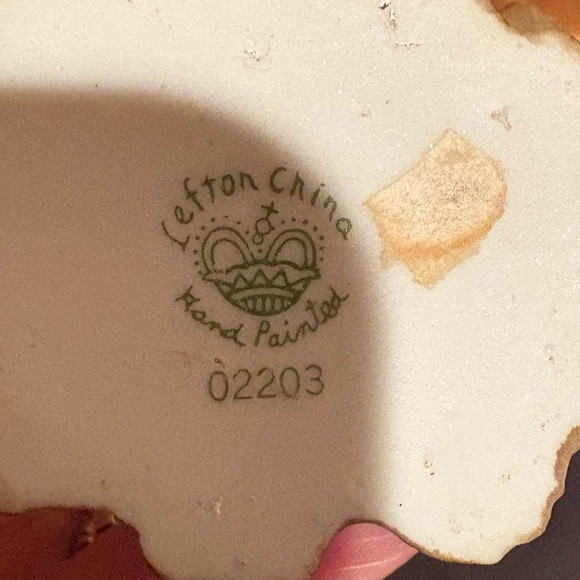 Vintage LEFTON CHINA Cardinals Figurine on Branch Egg Nest Collection 02203 - Picture 7 of 10